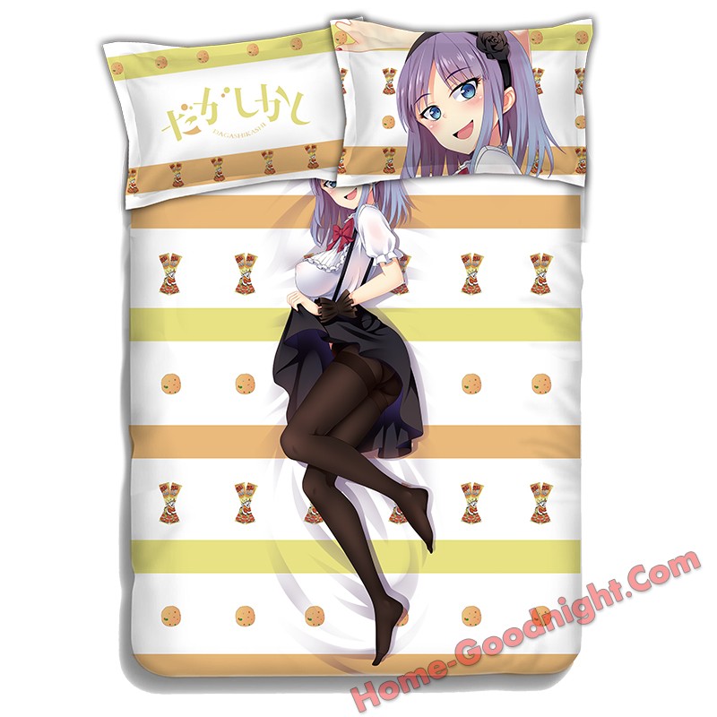 Shidare Hotaru-Dagashi Kashi Anime Bed Sheet Duvet Cover with Pillow Covers